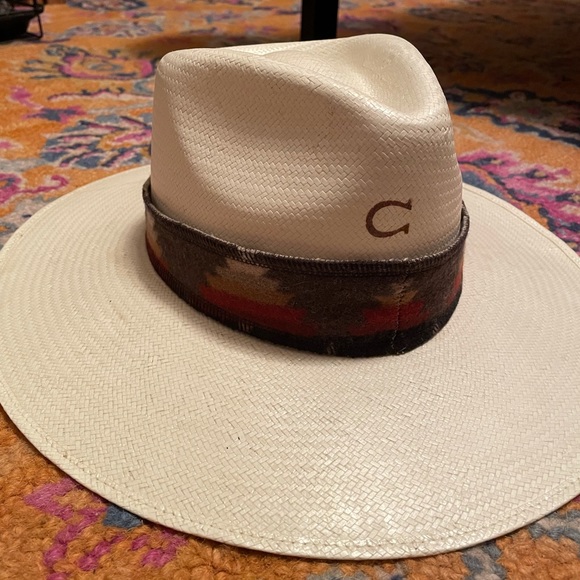 Charlie 1 horse Pendleton straw hat - Picture 2 of 13
